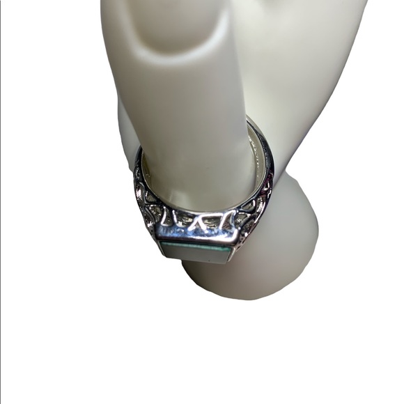 ✨Natural Malachite Adjustable Ring - Picture 3 of 8